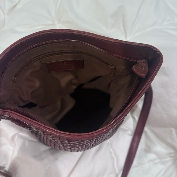 Etienne Aigner Luxury Brown Woven Leather Vintage Bag (Orig Release Era)$295 - Picture 4 of 5